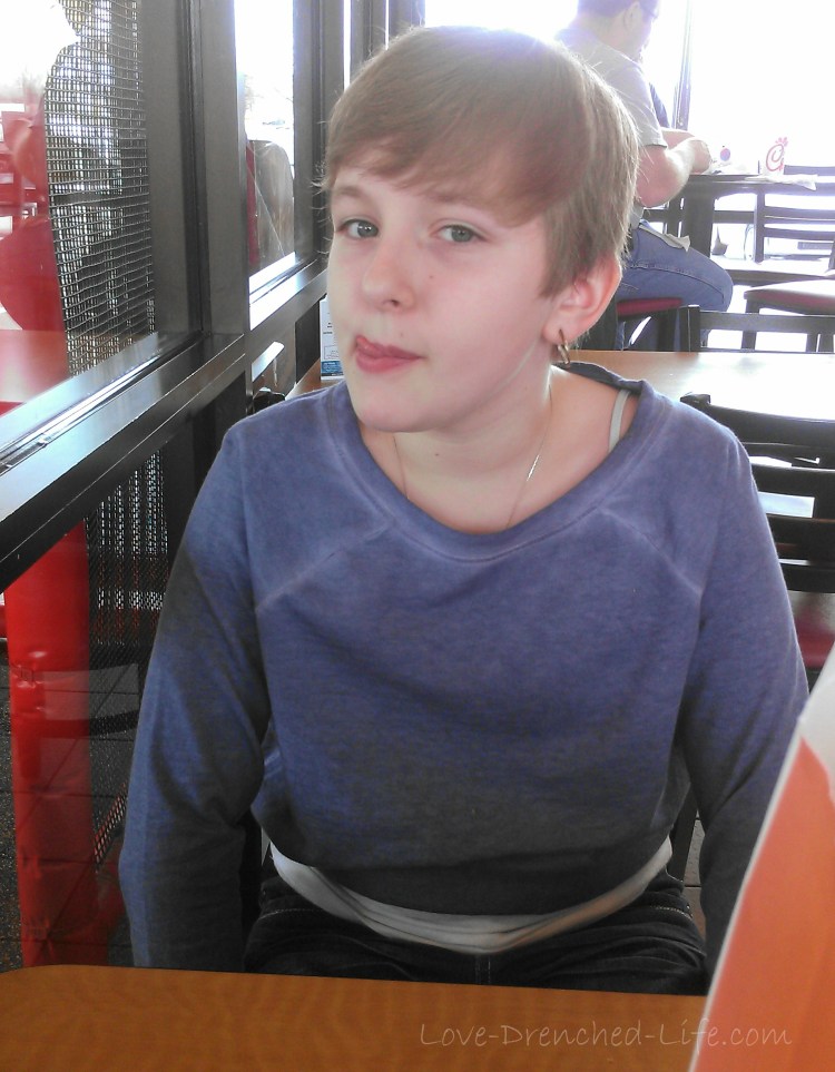 abigail at restaurant