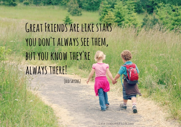 Great friends are like
